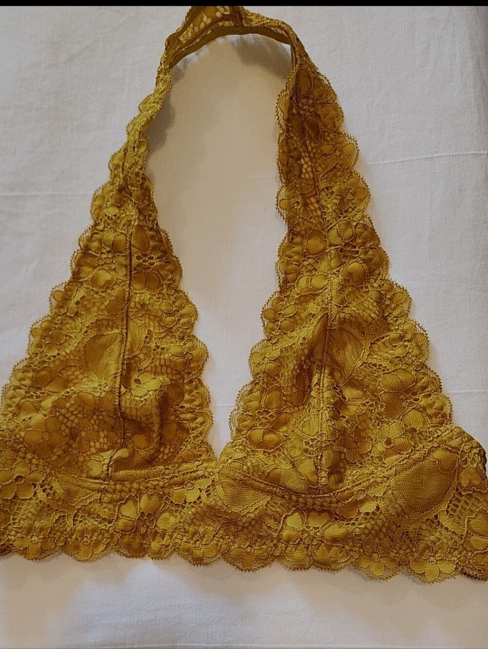 Free People Yellow Bralette